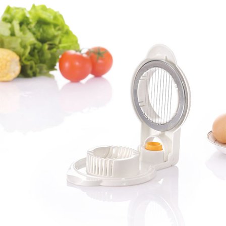 Good Grips - Hardkokt Egg Slicer - Skarp Egg Slicer i Rustfritt Stål, Perfekt for Salater og Smørbrød