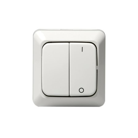 ABB 10621A4 Strömbrytare utanpåliggande, IP20 2+1-pol, Strömbrytare & vägguttag