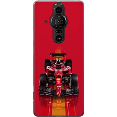 Yhteensopiva Puhelinkuori Sony Sony Xperia Pro-I Ferrari Formula 1 -auto ikonisessa punaisessa muotoilussa urheilullisella tarkkuudella