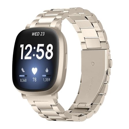 Metallarmband Fitbit Versa 3/Sense Guld