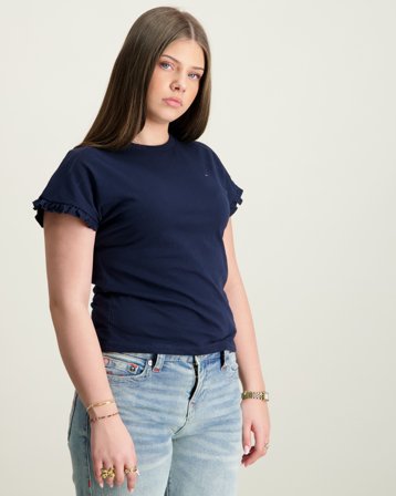 Tommy Hilfiger ESSENTIAL TOP SS Blå Topper/Bluser Jente - Kids Brand Store