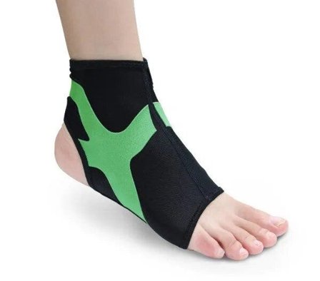 Orione Cavigliera Con Taping Integrato Power Band Nero Sinistro