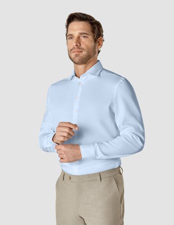 Shaping New Tomorrow - Dress Shirt - Light Blue - Regular Fit - Male - Size XXXL