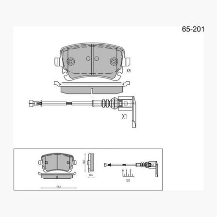Bromsbelägg - Biltema