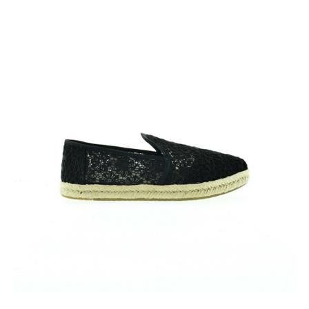 Toms instapper 201Tom09 , Zwart , Dames , Maat: 36 EU Espadrilles