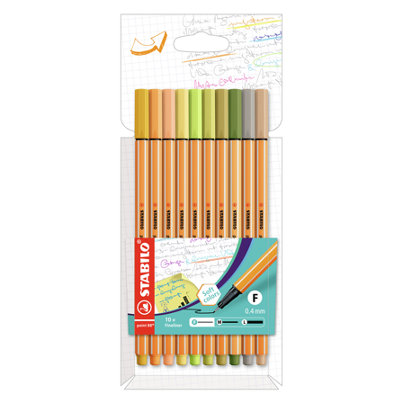 Stabilo Point 88 Fineliner Lot de 10 Trend