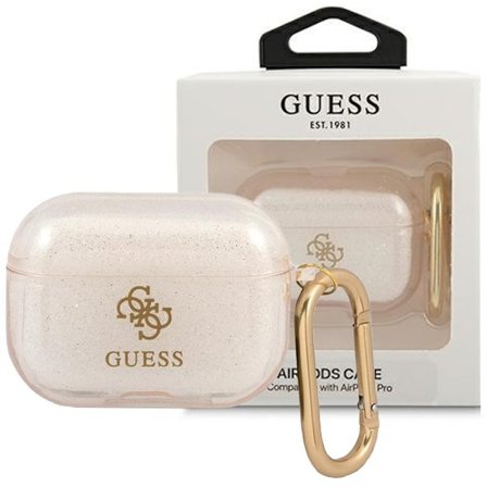 Gissa GUAPUCG4GD AirPods Pro-överdrag guld/guld Glitter Collection