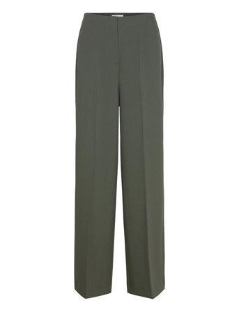 Slcorinne Wide Long Pants Khaki Soaked In Luxury