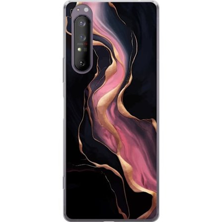 Kompatibelt Mobilskal till Sony Sony Xperia 1 II Marmor Mönster Lyx Design Natur