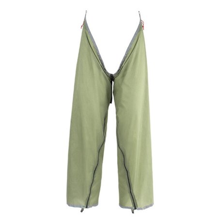 Regnbukse Vanntett Side Glidelås Lett Justerbar Regntett Bukser for Fotturer Utendørs Bruk Grønn