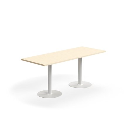 Bord VERTICUS, 1800x700x720 mm, birk/hvid