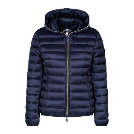 Save The Duck, Down Jackets Blauw, Dames, Maat:L