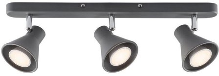 Nordlux EIK 45780110 Seinäkohdevalaisin GU10, 35W, IP20 Harmaa, Valaistus