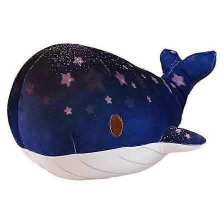 Akvariumdrøm Regnbue Stjernehimmel Hvalpute Liten Stjerne Fargerik Hval Plysjdukke Gave til Barn og Jenter