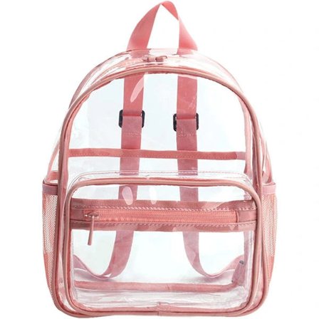 Läpinäkyvä rantareppu, kestävä läpinäkyvä muovireppu, läpinäkyvät PVC-reput