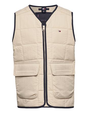 Dg Tjm Vest Foret Vest Beige Tommy Hilfiger
