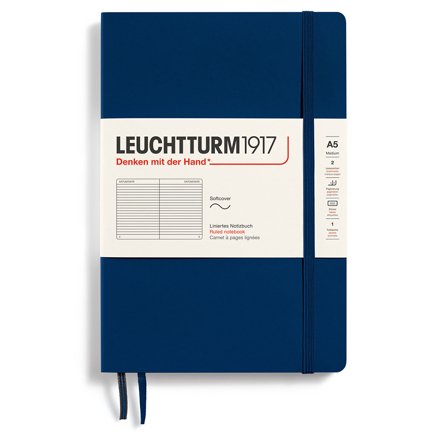 Leuchtturm1917 Notebook A5 Soft Cover Linjert Spring Leaf