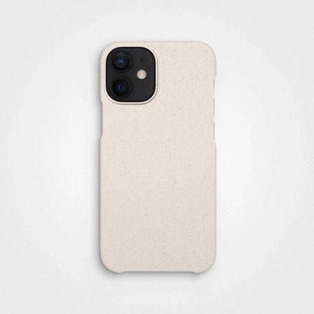 Compostable Mobile Case Vanilla White, 100% Circular | agood company, iPhone 12 Mini