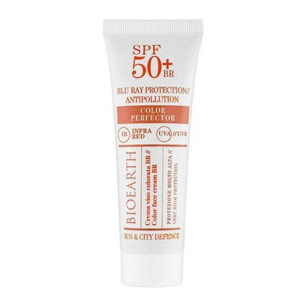 Bioearth Crema Solare Viso Color Perfector 50ml SPF50+