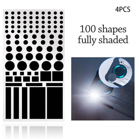 4PCS Auto Stickers Blackout Stickers 4PCSA(FULL SKUGNING) A(FULL