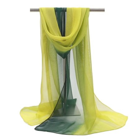 Tørklæde Sjaler GUL GRØN GUL GRØN