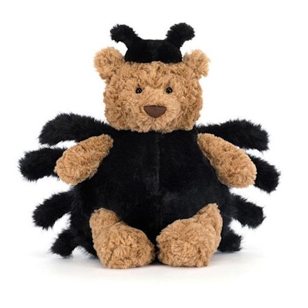 Jellycat 26cm Bartholomew Bear Spider mjukdjur