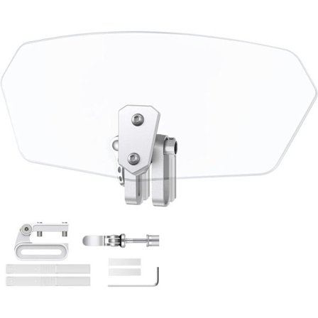 Motorsykkel Vindskjerm Justerbar Clip-On Vindskjermspoiler Forlengelse Vindavviser for Motorsykkel - Klar