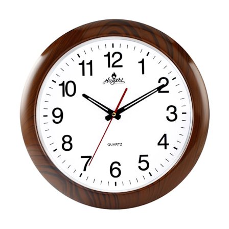 Snygg Väggklocka 14 Tum Rund Plast Sovrum Vardagsrum