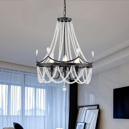 46 cm ainutlaatuinen muotoilu riippuvalaisin metalli maalattu pinnat vintage