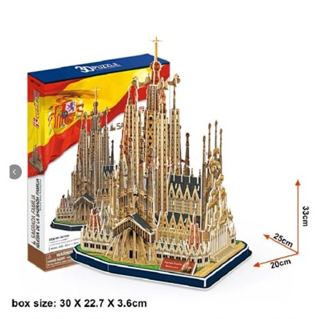 National Geographic 3D Puzzle Arkitekturmodel{YFL}