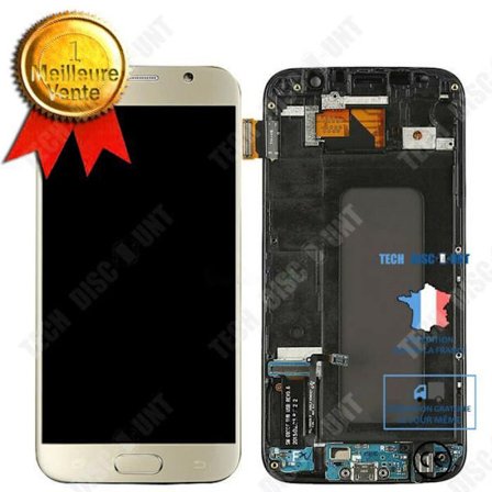 TD Samsung S6 Kultainen Puhelimen LCD-näyttö ja Digitizer-Kokoelma