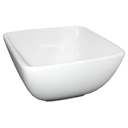 Mini Porslins Skål Kvadrat - 20 pack