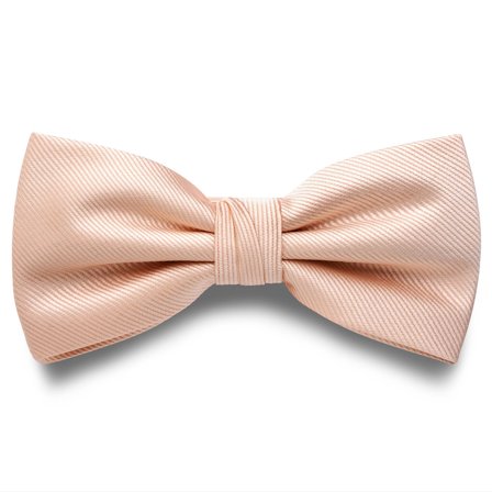 Różano-różowa wstępnie zawiązana muszka rypsowa dla mężczyzn - Muszki gotowe do noszenia