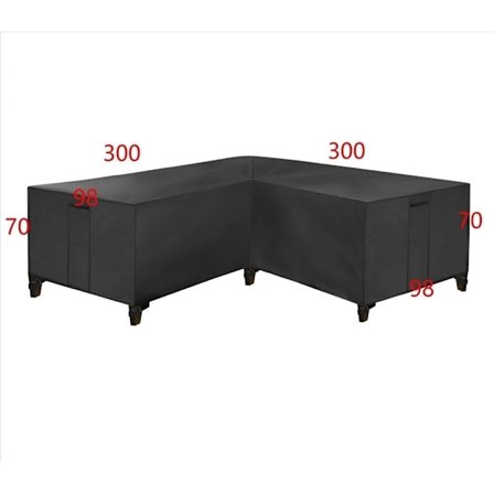 Møbelbeskyttelse overtræk beskyttelse til udendørs møbler hjørnesofa med vandtæt grøn