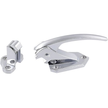 Justerbar Dørgreb med Fjederbelastet Lås til Fryser/Køleskab, Zink Legering, 101 mm Lang