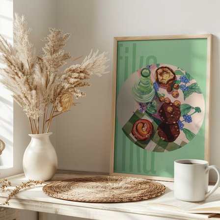 Forget Me Not Poster 30x40 cm