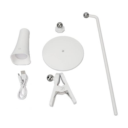 4-i-1 LED-skrivebordslampe 3 lysstyrker 14 stk. lyssensorer bordlampe væglampe med magnetisk sugekop