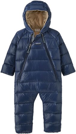 Patagonia Infant Hi-Loft Down Sweater Bunting New Navy