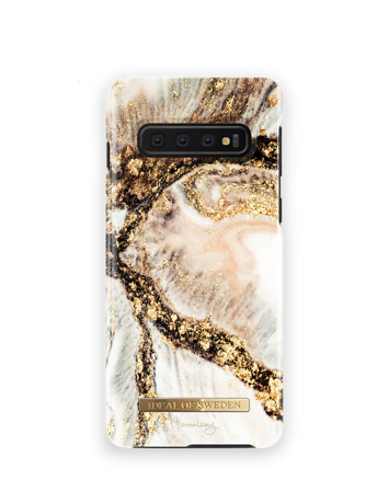 Fashion Case Hannalicious Galaxy S10 Golden Swirl