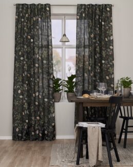 Multibandslängd Palma med tryck citron och fikonmotiv 2-pack Svart - Linea