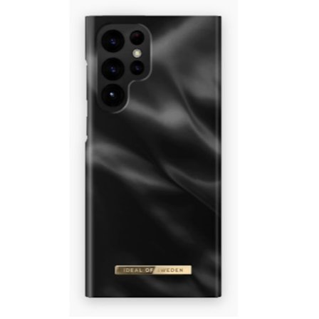 Ideal of Sweden Galaxy S22 Ultra Skal Fashion - Sort Satin