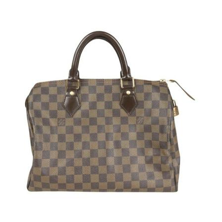 Louis Vuitton Vintage, Pre-owned Leather Speedy Bruin, Dames, Maat:ONE Size