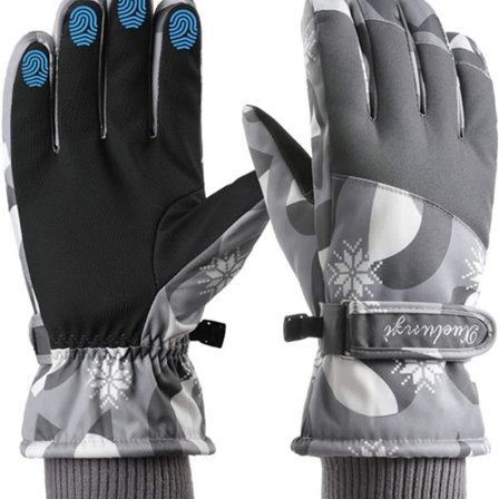 Vanntett skihansker, vindtett, varm, sklisikker, berøringsskjerm