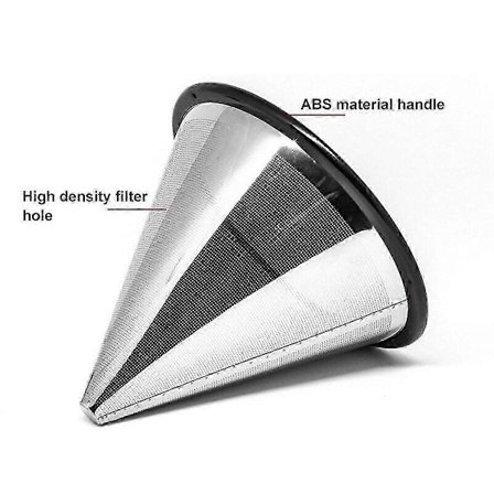 Permanent Kaffefilter Guldfilter Metall Sil Rostfritt Stål