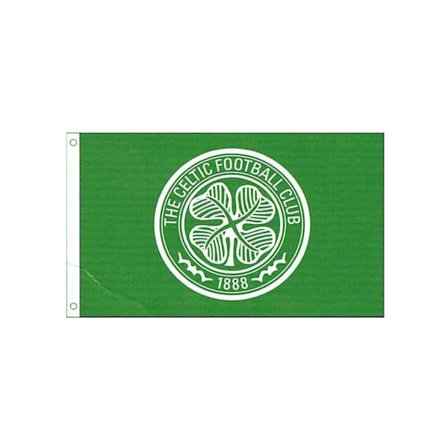 Celtic FC Core Crest Flag One Size Grön/Vit