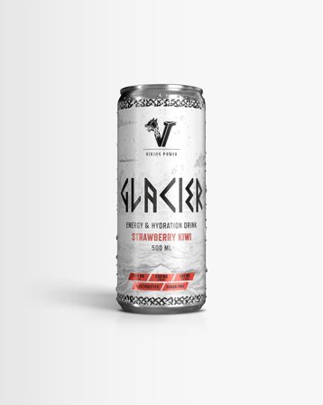 Viking Power Glacier - Energiajuoma - 500 ml - Strawberry Lime