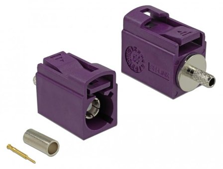 Delock 21 mm (short) for crimping - RF-kontakt