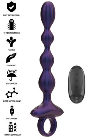 Jackie Vibrating Anal Plug Remote Control Analplugg med vibrator - Blushme.se