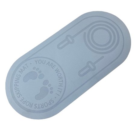 Hoppestøtte Matte for Trening med Tau - 6mm/8mm Tykk, Lyddempende Matte for Hoppestøtte, Slitesterk og Sklisikker Matte, Egnet for Yoga og Pilates
