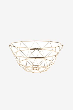 Present Time - Hedelmäkori Diamond Cut - Kulta - Kattaus & tarjoilu - - Homeroom